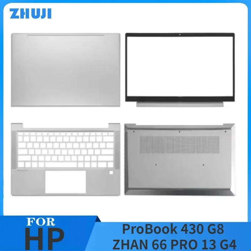 

New For HP ProBook 430 G8 ZHAN 66 PRO 13 G4 52X8PLCTP00 Top Case Laptop LCD Back Cover Front Bezel Palmrest Bottom Silver