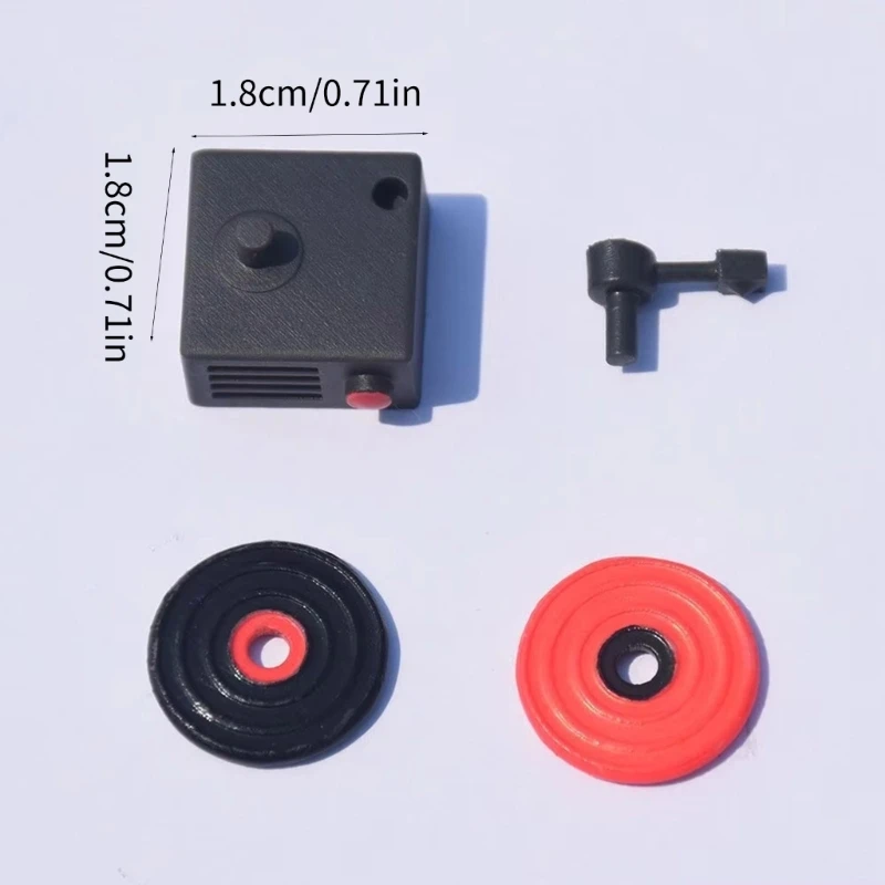 Harzschlüsselkaps in Rekordplayer -Form für Musikbegeisterte und Keyboards 601f