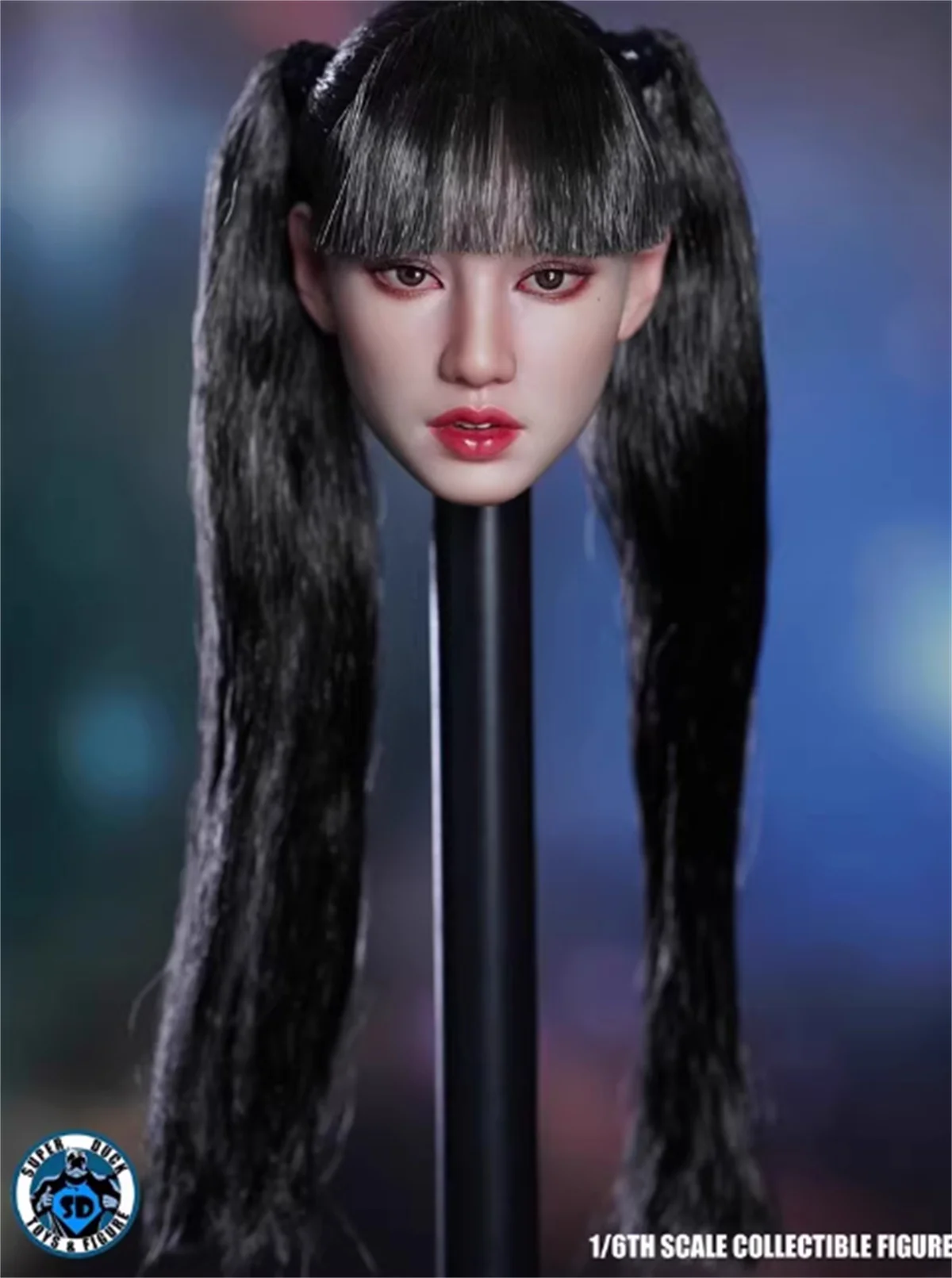 

SUPER DUCK SDH041 1/6 Asia South Korea Singer Head Sculpt Carving Model Fit TBLeague PH 12'' Female Soldier Suntan Figure Body