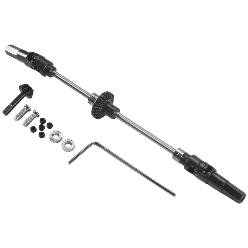 AC52-Metal Front Axle Steel Gear Bridge Kit For MN D90 MN-90 MN96 MN98 MN99S MN45 1/12 RC Car Upgrade Parts Accessories