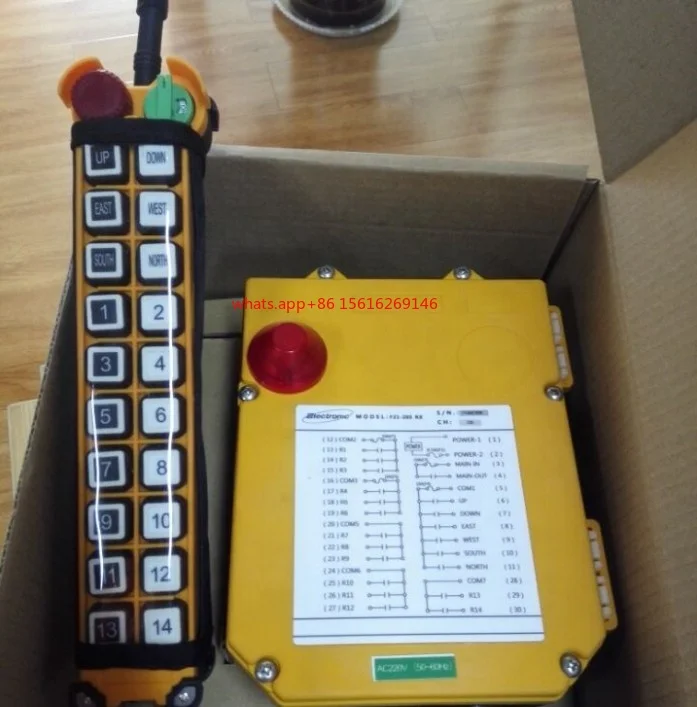 

Long range Lift remote control device F21-20S emitter and receiver 20 channels remote control