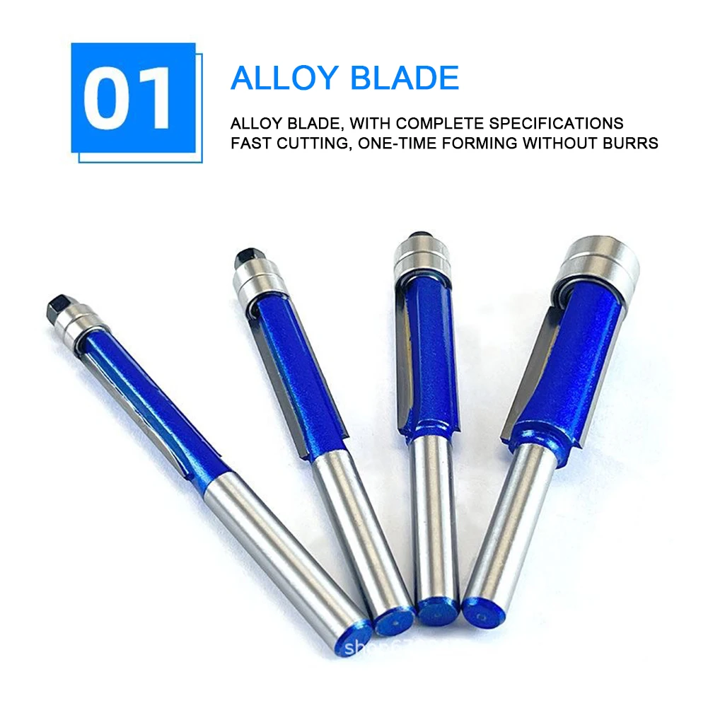 4pcs Biaxial Trimming Tool Set Universal Biaxial Trimming Cutter Multifunctional Double Bearing Trimmer Tool For Trimmer Machine