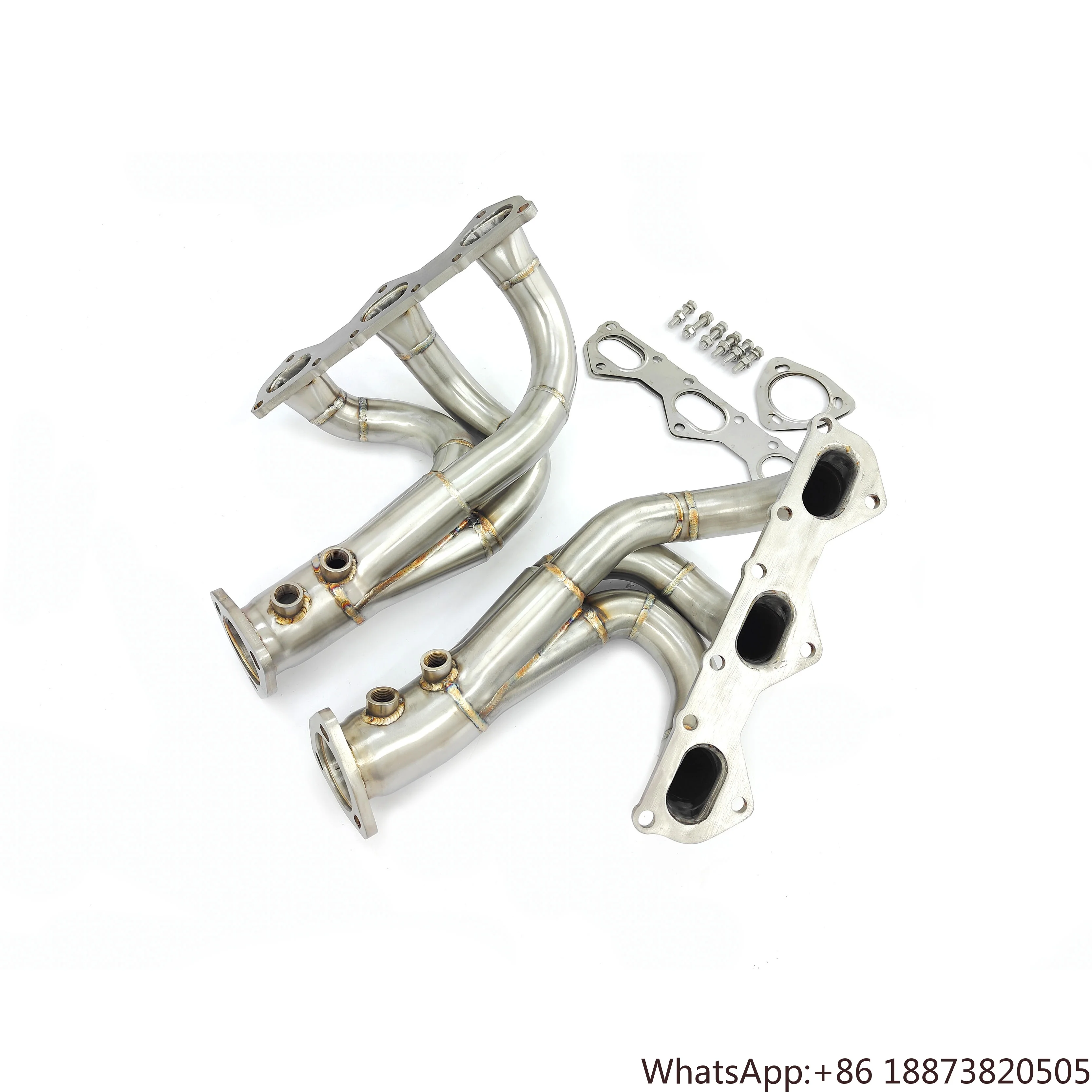 

Выхлопные трубы Mainifolds для Porsche 718 Cayman GT4/Spyder/GTS 4.0L Ss304, заголовки, матовая прямая труба