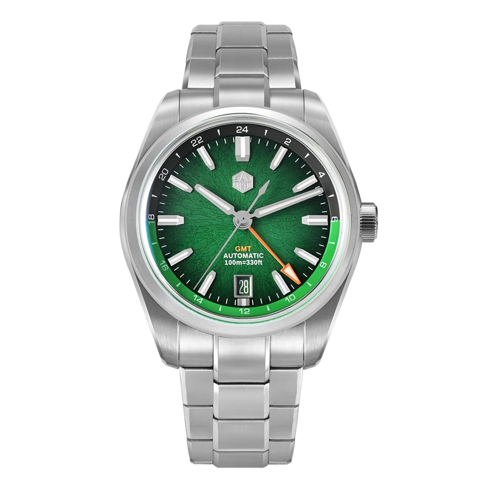 San Martin 39mm GMT Automatic Watch Miyota 9075