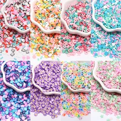 10g 5mm Mixed Polymer Clay Sprinkles Spring Color Hot Clay Soft Pottery Slices DIY Nail Art Decor Slime Filler Accessories