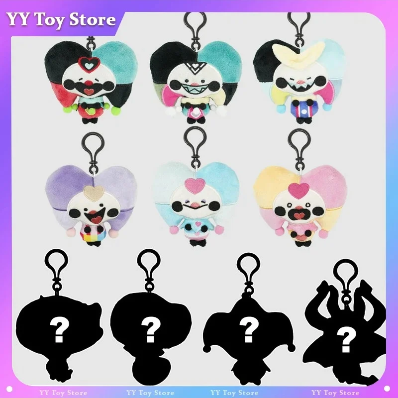 New Helluva Boss Plushie Keychain Soft Stuffed Cartoon Figure Hanging Ornament Bag Accessory For Adult Fans