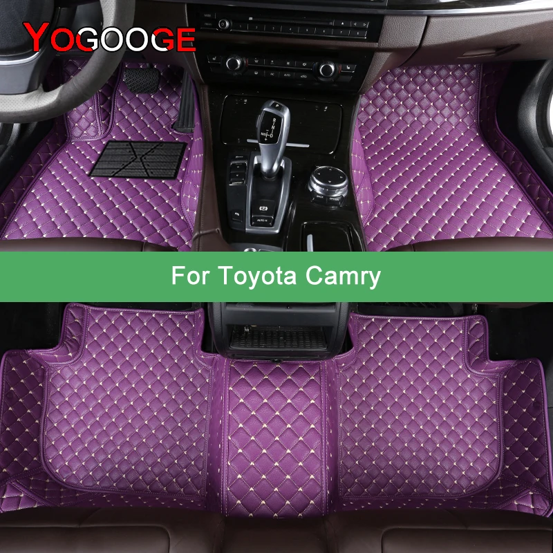 

YOGOOGE пользовательские автомобильные коврики для Toyota Camry, автомобильные ковры, аксессуары для ног