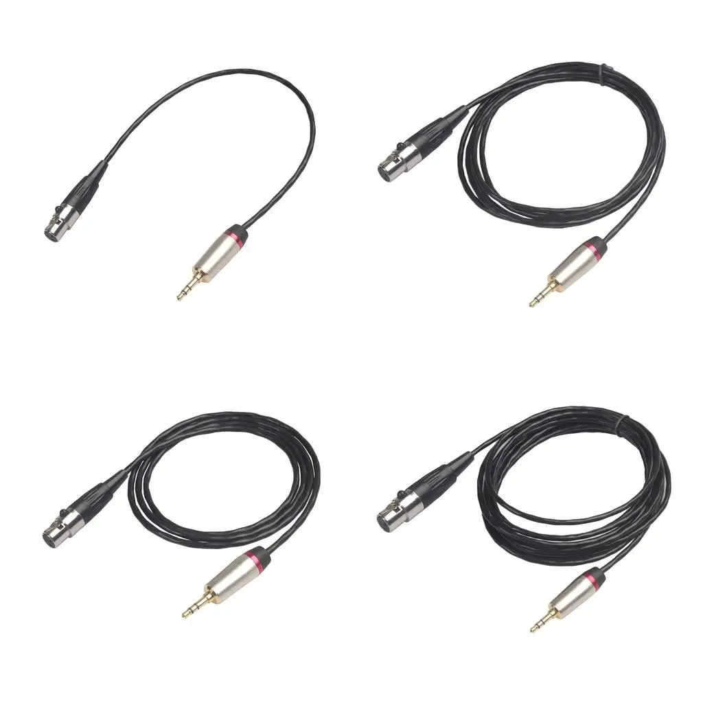 3.5mm Stereo Cable to XLR Female 3 Pin Male Interconnect Cable