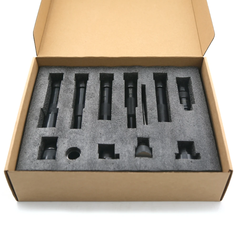 

12PCS Diesel Common Rail Injector Air Gap Armature Lift AHE Stoke Travel Measuring Tools Sets for Den-so ,Bo-sch 110, Bo-sch 120