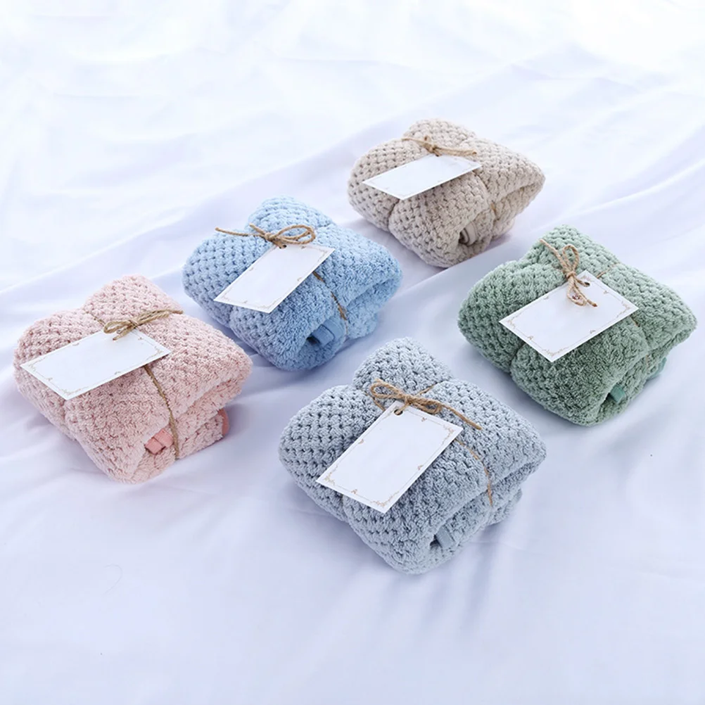 

Thickened Coral Fluff Towel Set Premium Material Towels Bath Comfortable Absorbent Fleece