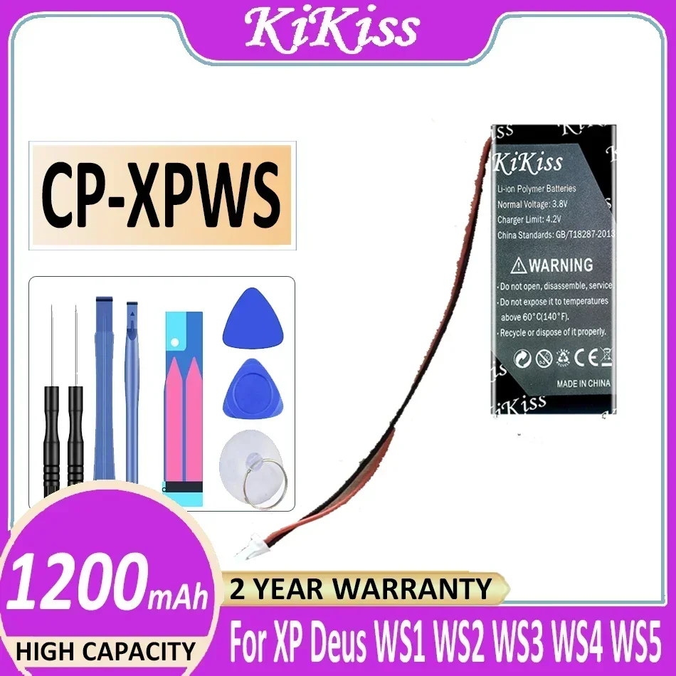 

1200mAh Replacement Battery For XP Deus WS1 WS2 WS3 WS4 WS5, CP-XPWS Model
