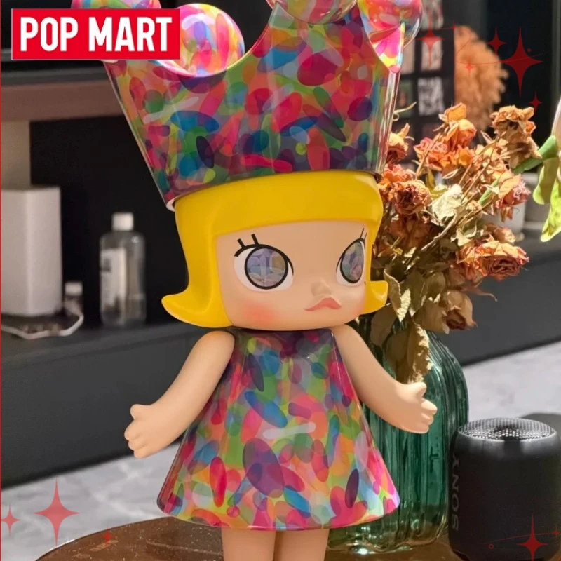 

Genuine POP MART MEGA ROYAL MOLLY Huang Yu Xing Bubble Princess 400% Treasure Collectible Toy Surprise Gift