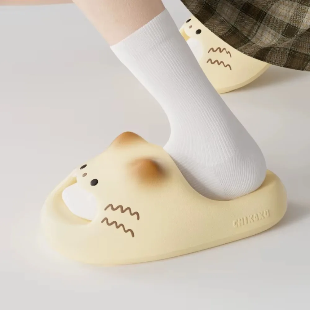 Kawaii EVA Cat paw Slippers Indoor Outdoor Sandals Thick Bottom Anti Skid Shower Slides House Cute Novelty Couple Comfort Shoes view 5