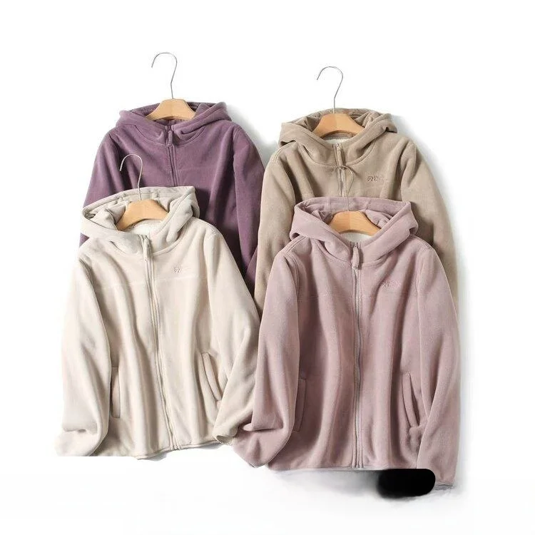 

Comfortable Winter Hooded Open Cardigan Windproof Versatile Thick Outerwear Trendy Men's Jacket Casual Style Long Sleeve Zipp...
