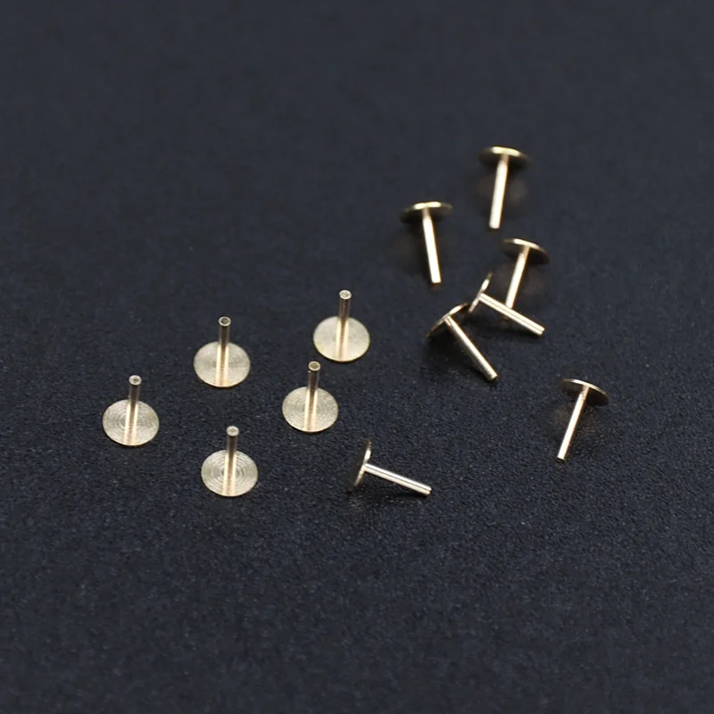 Dial Foot Watch Universal Dial Pin Diameter 0.6mm Copper Material Fixed Dial With Locating Pin Repair Dial Watch Repair Parts