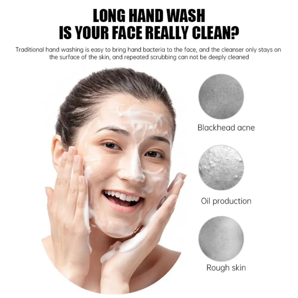 Brosse exfoliante mignonne pour nettoyer les pattes de chat, brosse de Massage à poils souples en Silicone, brosse de nettoyage en profondeur du visage à Long manche