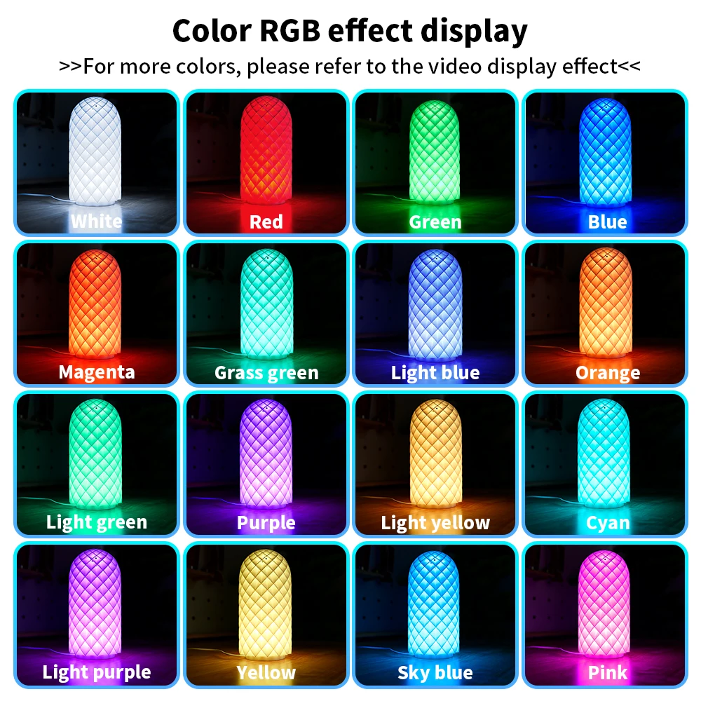 For Bambu Lab Led Lamp Kit Adjustable Light Kit Hardware DIY Model white /cold/warm light Multicolor Without Lamp shell 001 - Image 2