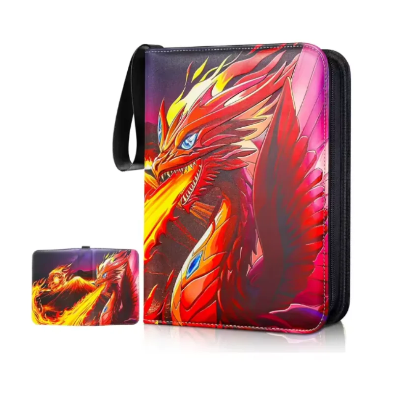

400pcs Best Seller Monster Card Album Pokemones Card Holder Anime Album Classic Portable Card Book Waterproof PU Card Book