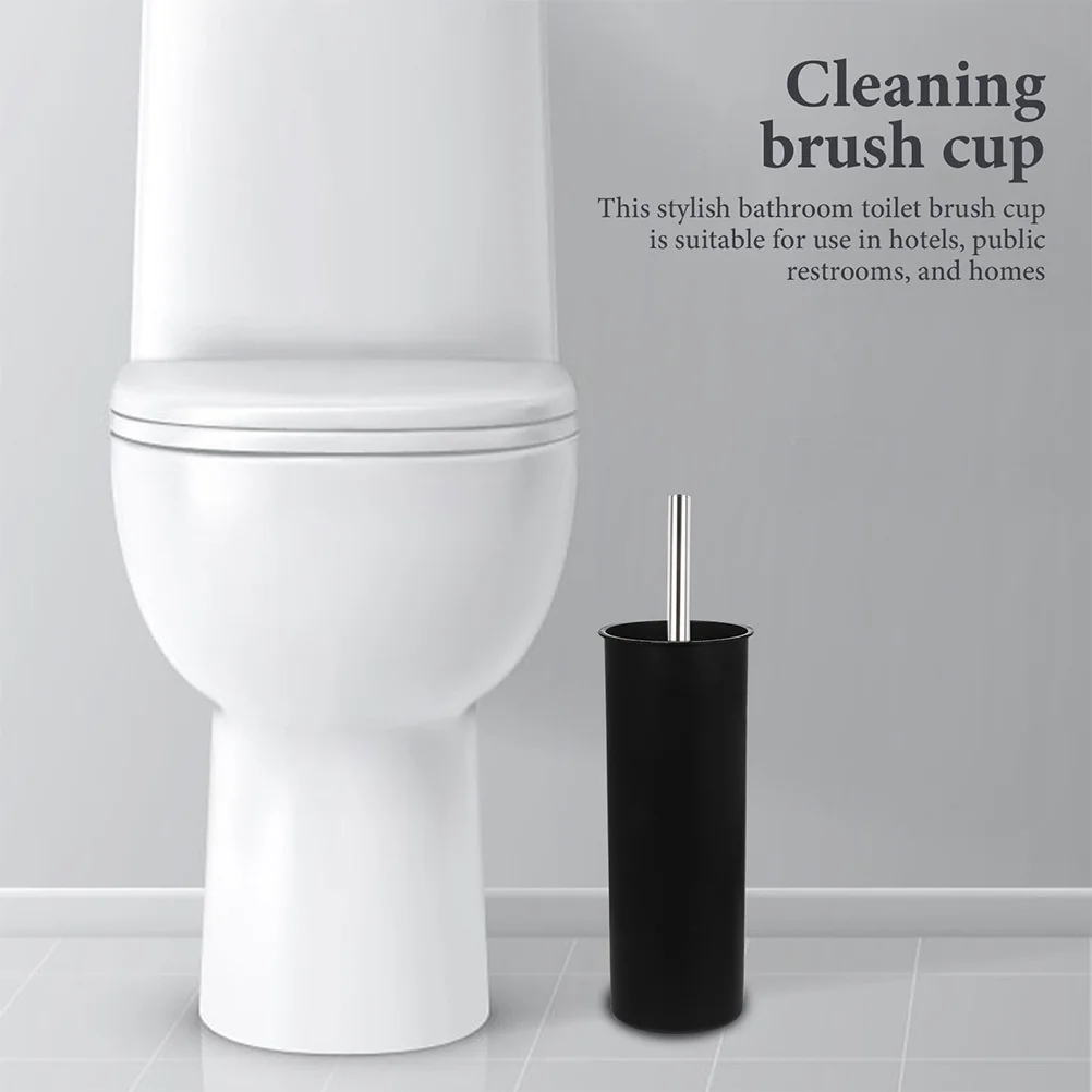 

Plastic Toilet Brush Cup Stable Bathroom Holder for Home Hotel Public Restroom Cleaning Storage Organizer Toilet Brush Cup