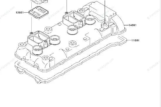 Motorcycle Engine cover gasket Cylinder head gasket for Kawasaki Ninja ZX-6R ZX636 2003-2006 ZX-6RR ZX600 2005-2006 ZX6R