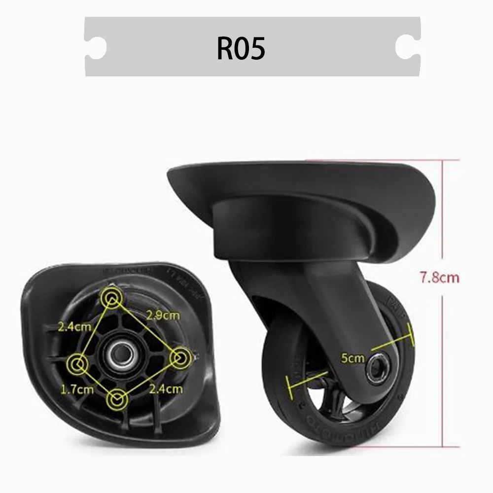 

Suitable for Samsonite Suitcase Wheels Universal Wheels Trolley Travel Wheels R05