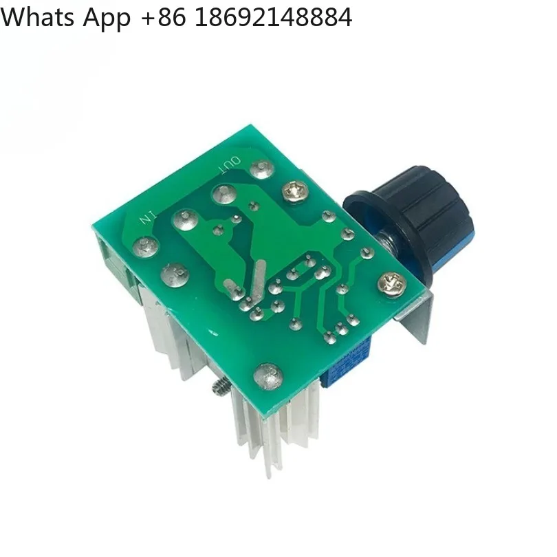 

2000W thyristor high-power electronic voltage regulation, dimming and temperature regulation motor governor module