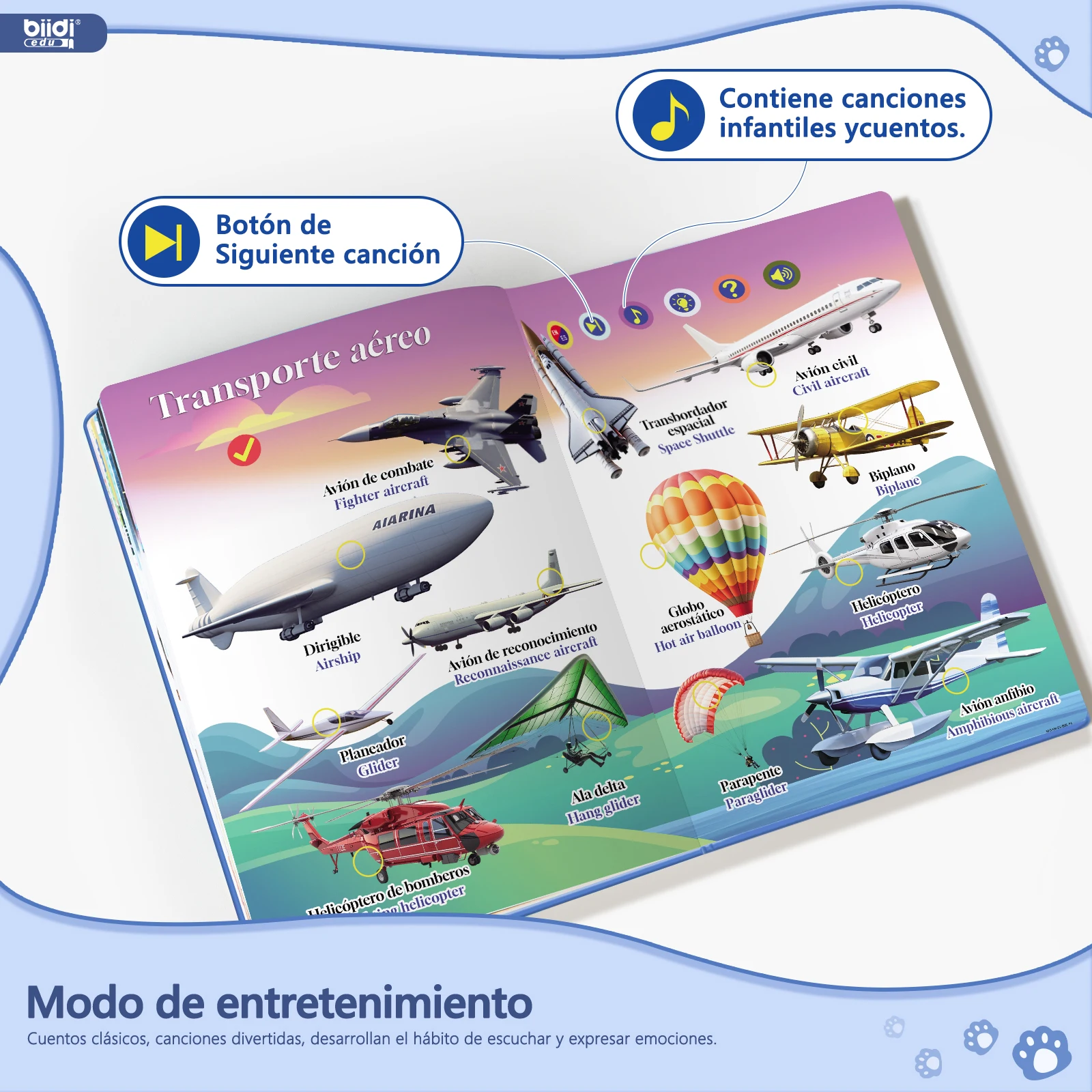 Libro de Audio Bilingüe - Espa - Kids Toys 3 Year Old reseña y precio