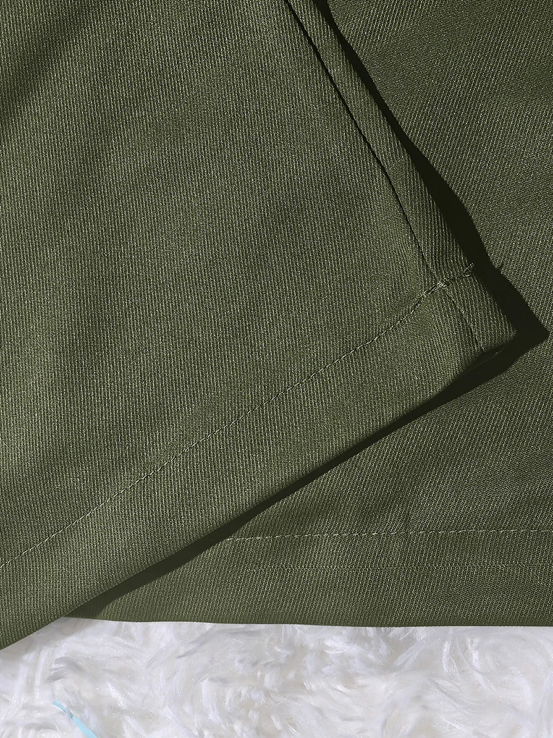 Herren Cargo-Hosen mit elastischem Bund, Kordelzug, mehreren Taschen, normaler Passform, geradem Bein, lässige Frühlings- und Herbst-Outdoor-Streetwear-Hosen – Detail 11