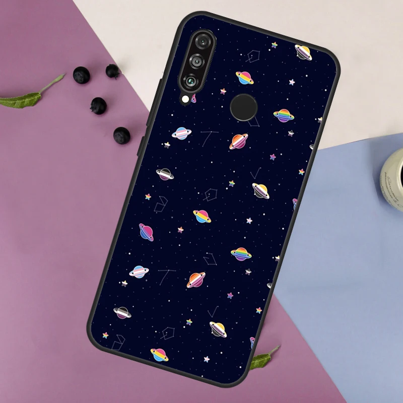 Planet Space Star Case For Huawei P20 P30 P40 Lite P60 Mate 60 Pro Nova 10 9 SE 5T 11i 8i 3i Y60 Y61 Y70 Y90