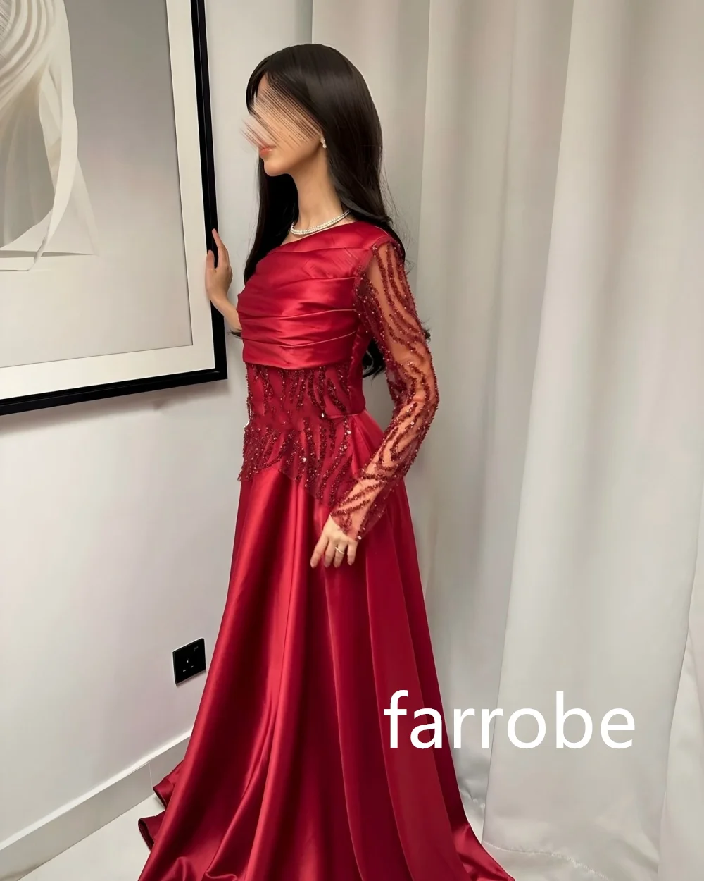 Customized Formal Pleat A-line One-shoulder Long Dresses Party Dresses Classic Exquisite Modern Style Pastrol Unisex Chinese Sty