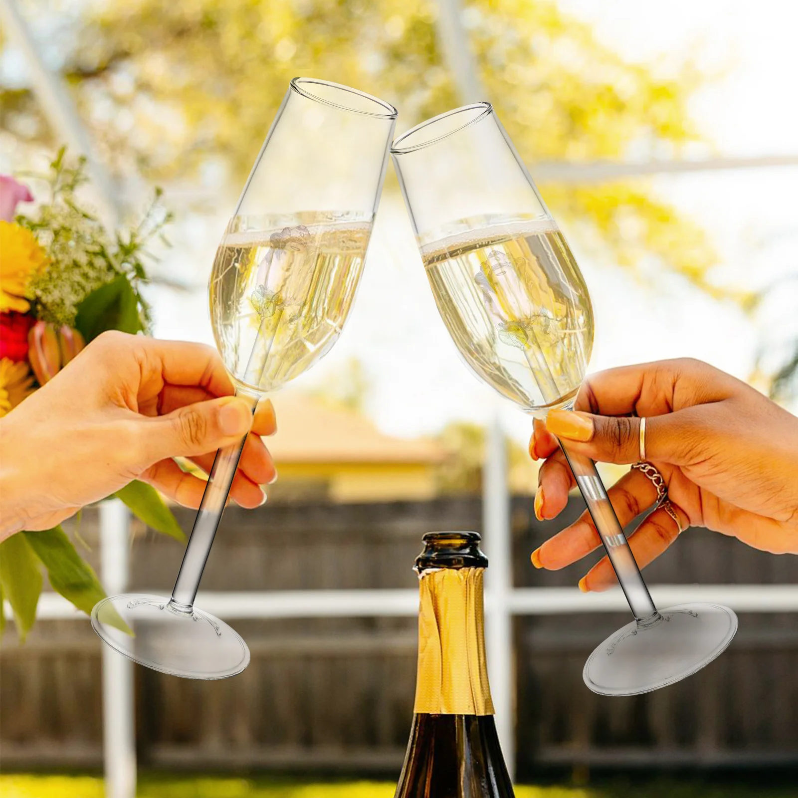 

Elegant Crystal Rose Goblet 1Pc Red Wine Cup Glass Wine Bar Decorative Drinking Glass