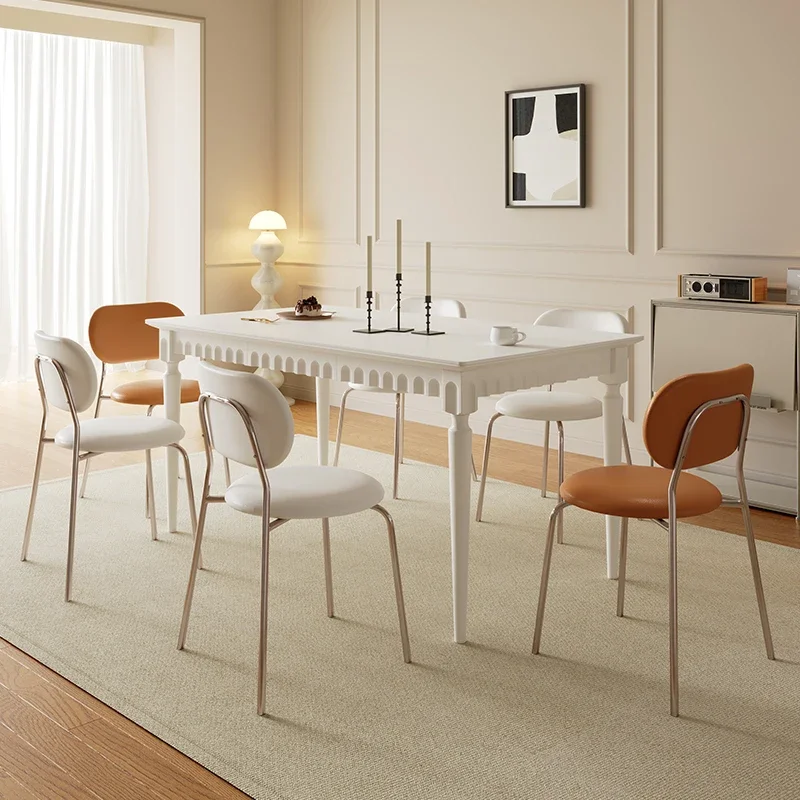 

Nordic Rectangle Dining Tables Kitchen White Complete Chaire Dining Tables Modern Entrance Meuble Design Home Furniture