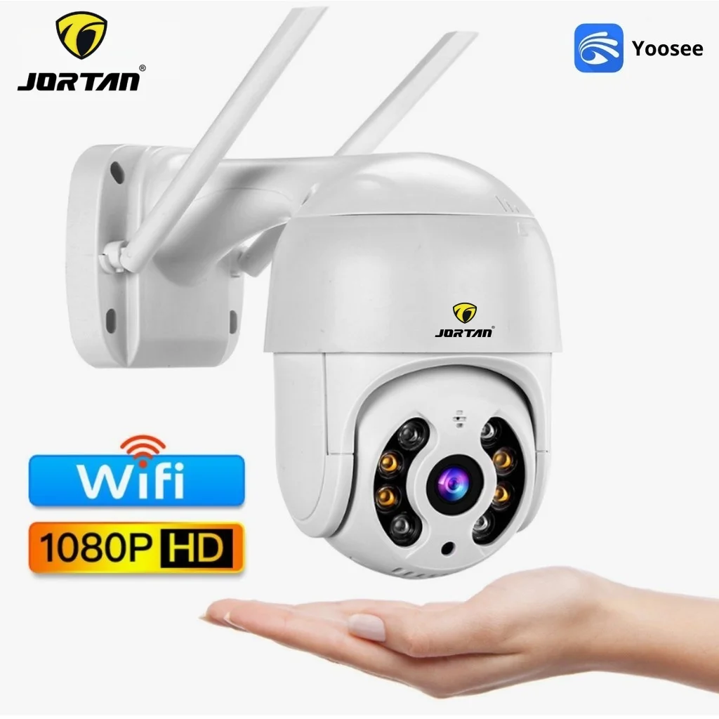 2MP مراقبة فيديو في الهواء الطلق PTZ IP كاميرا بشكل قبة كاميرا المنزل الخارجية خارج الذكية واي فاي Colornigth للرؤية الليلية شاشة الكاميرا