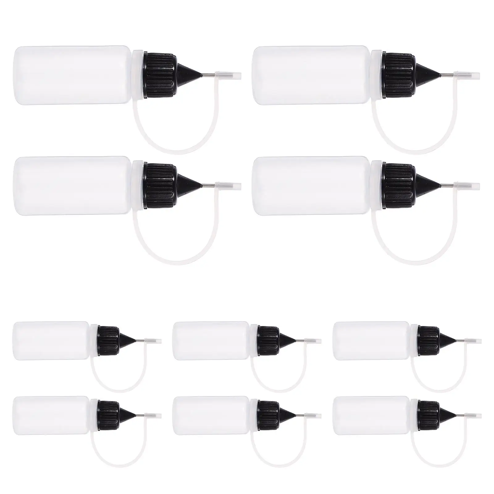 10 Pcs Squeeze Dispensing Bottle Plastic Bottles Liquid Dispenser Precision Applicator Ink Painting