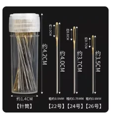 Top Quality #28 18CT cross stitch needles, embroidery needles 28#, 100pcs/bag BO
