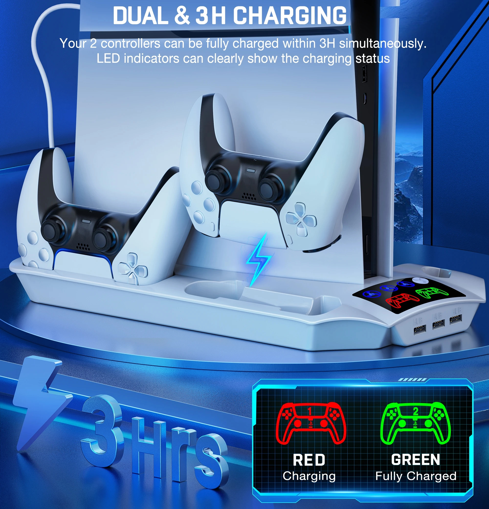 Thumbnail 3 - #10 Latest PS5 Cooling Stations Offers