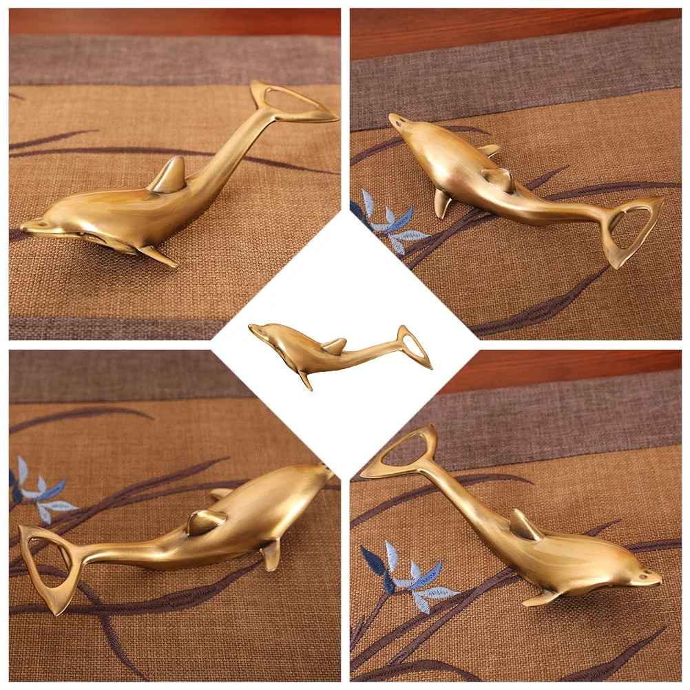 

Cute Dolphin Design Metal Beer Bottle Opener Practical Home Party Bar Tool Easy to Use Portable for Picnics