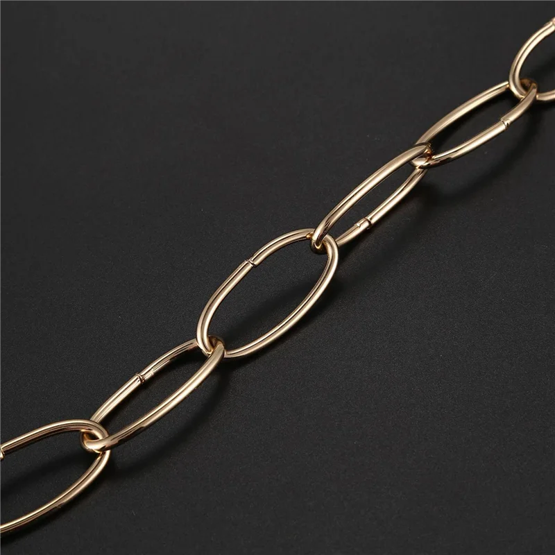 10Pcs 1M Heavy Duty Chain For Vintage Chandelier Hanging Lamp,French Gold-B51B