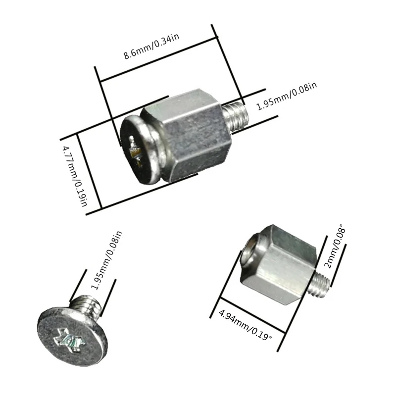 Portátil para M.2 SSD montaje destornillador tornillos soporte tuercas hexagonales montaje para M.2 SSD tornillos