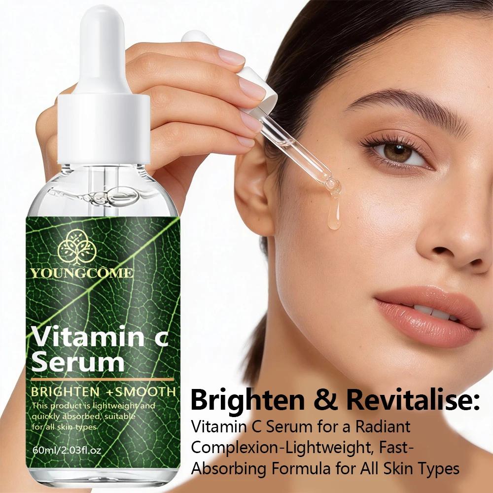 Essência leve do soro facial da vitamina C para iluminar a pele suavizante todos os tipos da pele absorção rápida