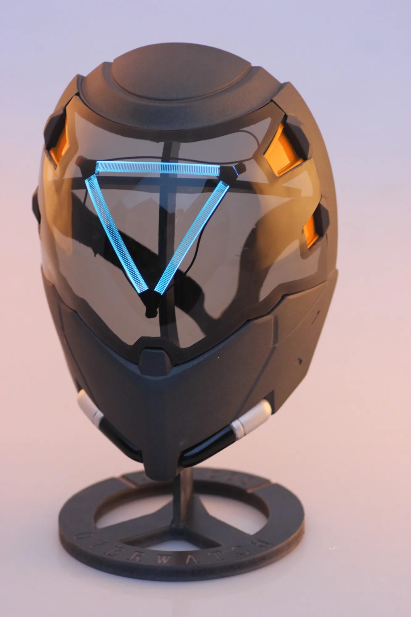 

Overwatchs Ana Shrike Cosplay Mask Prop FRP for Video Transform Costume Halloween