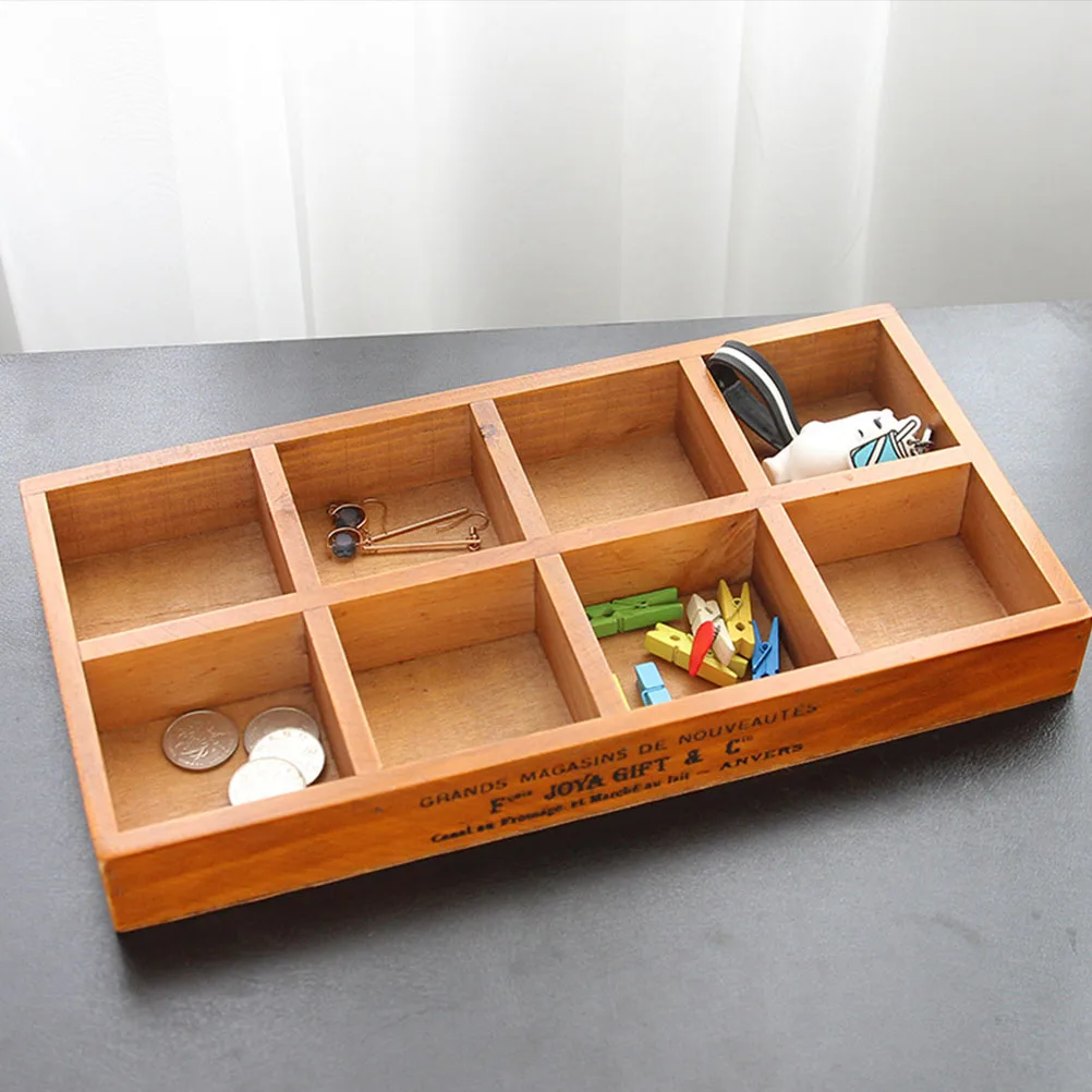 

Desktop Storage Home ganizer Retro Cabinet Office Home ganizer Sundries Holder Jewelry Case Safe Reliable