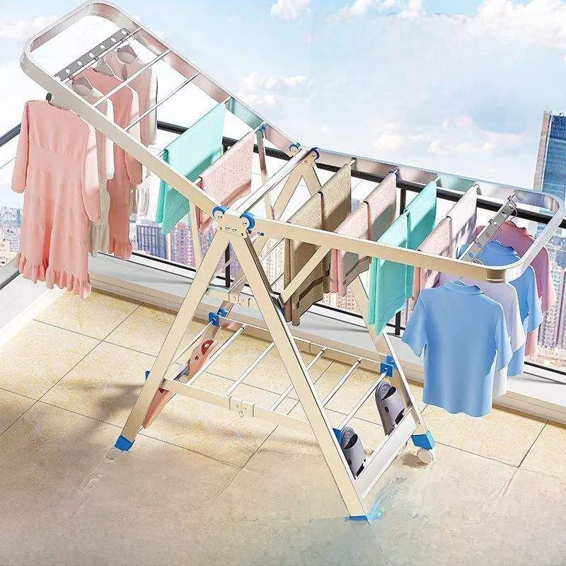stainless-steel-wing-free-standing-clothes-drying-rack-balcony-quilt-drying-tool-indoor-bedroom-clothes-drying-holder
