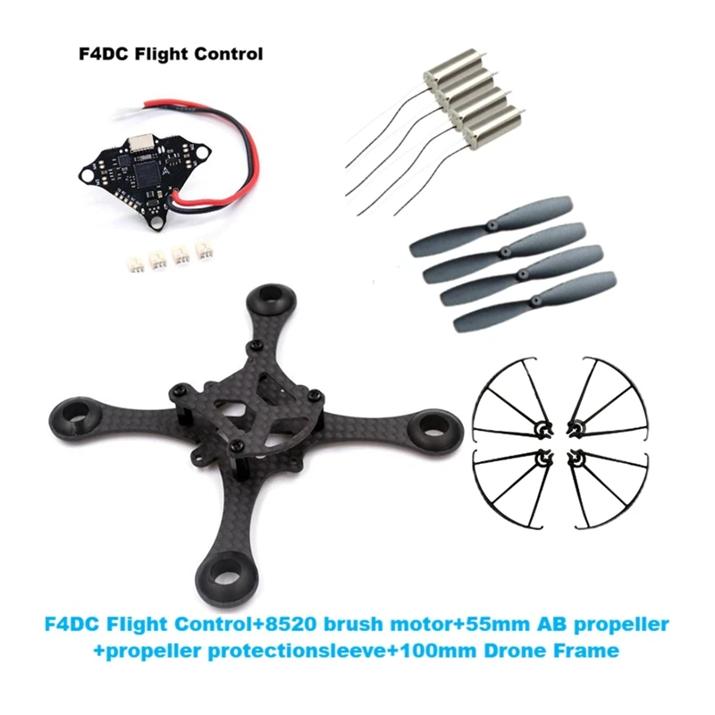 

F4DC F4 Flight Control Brushing Motor INAV Betaflight Board Barometer Quadcopter RC FPV Racing Drone Parts-A09I