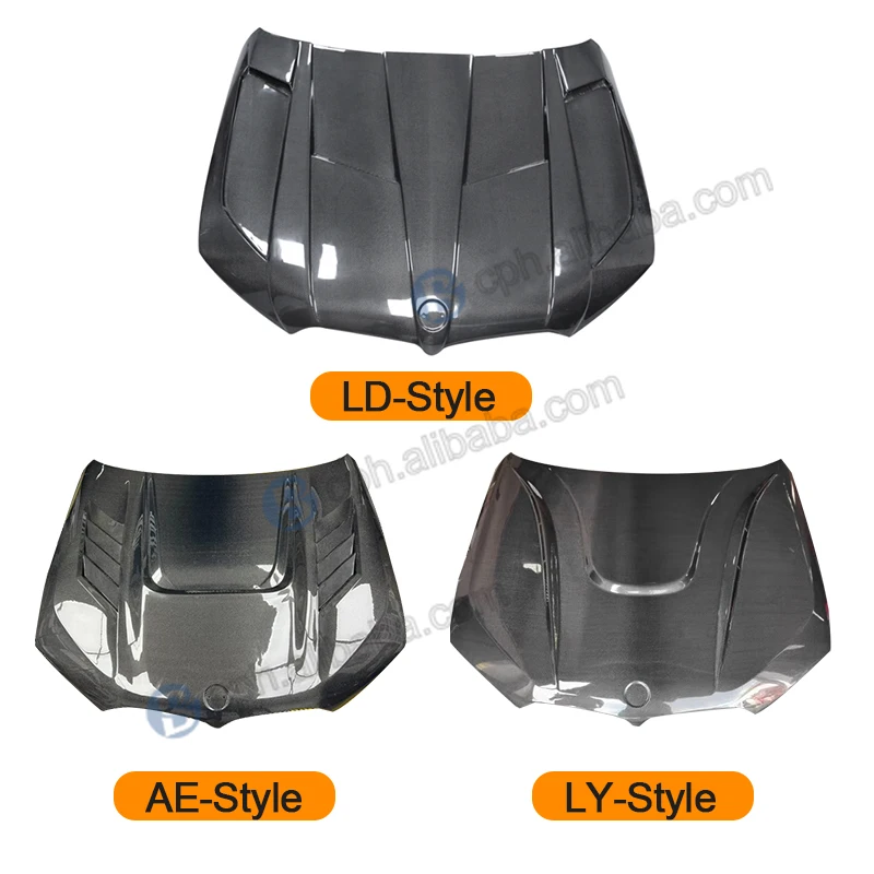 عالية الجودة LD نمط سيارة تجميل حقيقي ألياف الكربون محرك بونيه هود لسيارات BMW X5 X6 G05 G06 2019 + X5M X6M
