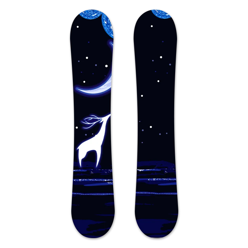 Image 5: Sports de plein air de vente chaude en hiver, fixations personnalisées, Snowboard cambrure léger directionnel de bonne qualité