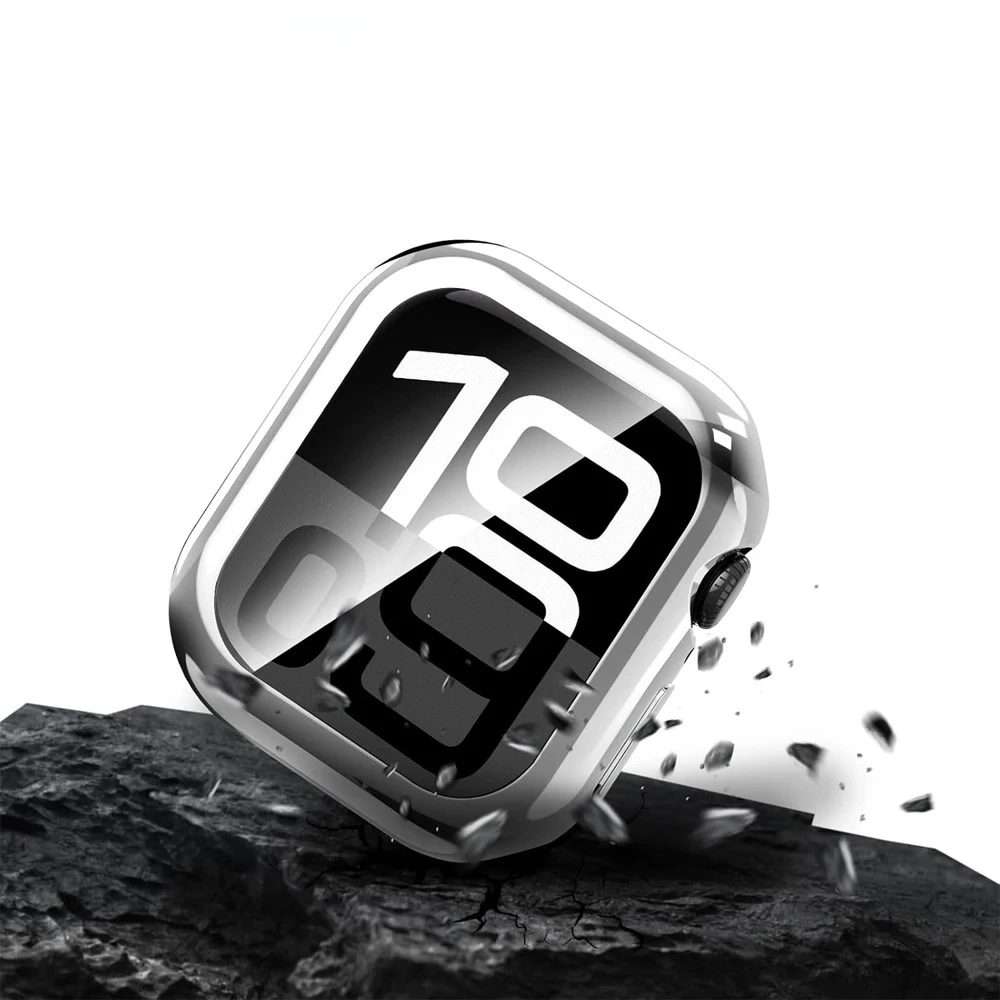 واقي شاشة لساعة أبل 11 10 46 مللي متر 42 مللي متر ملحقات مصد من البولي يوريثان غطاء مضاد للسقوط فيلم iWatch Series 10 11 واقي