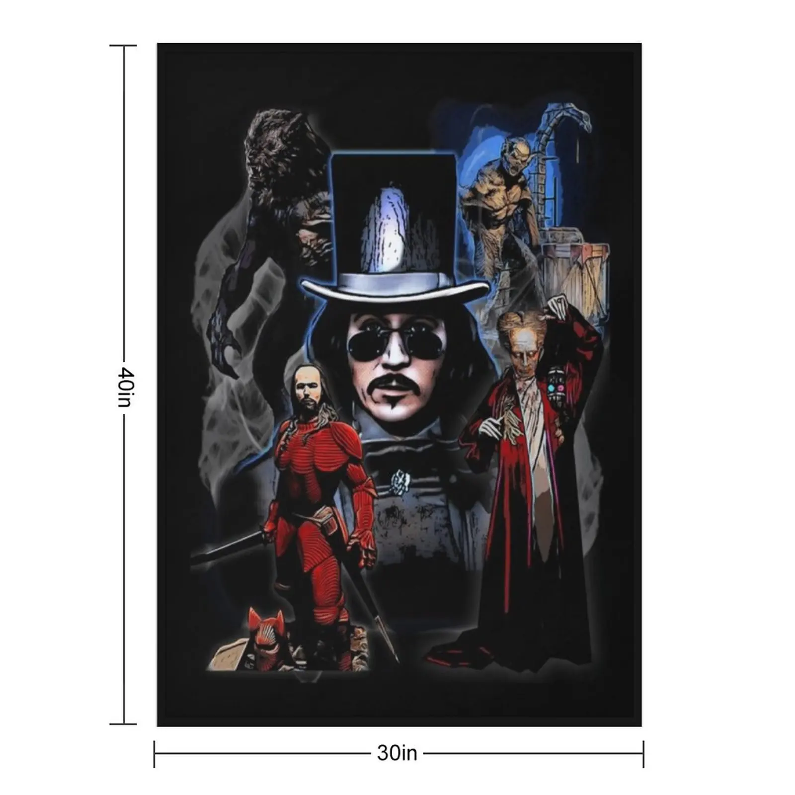 bram stokers Dracula Classic . Throw Blanket christmas gifts Moving Multi-Purpose Soft Plaid Blankets