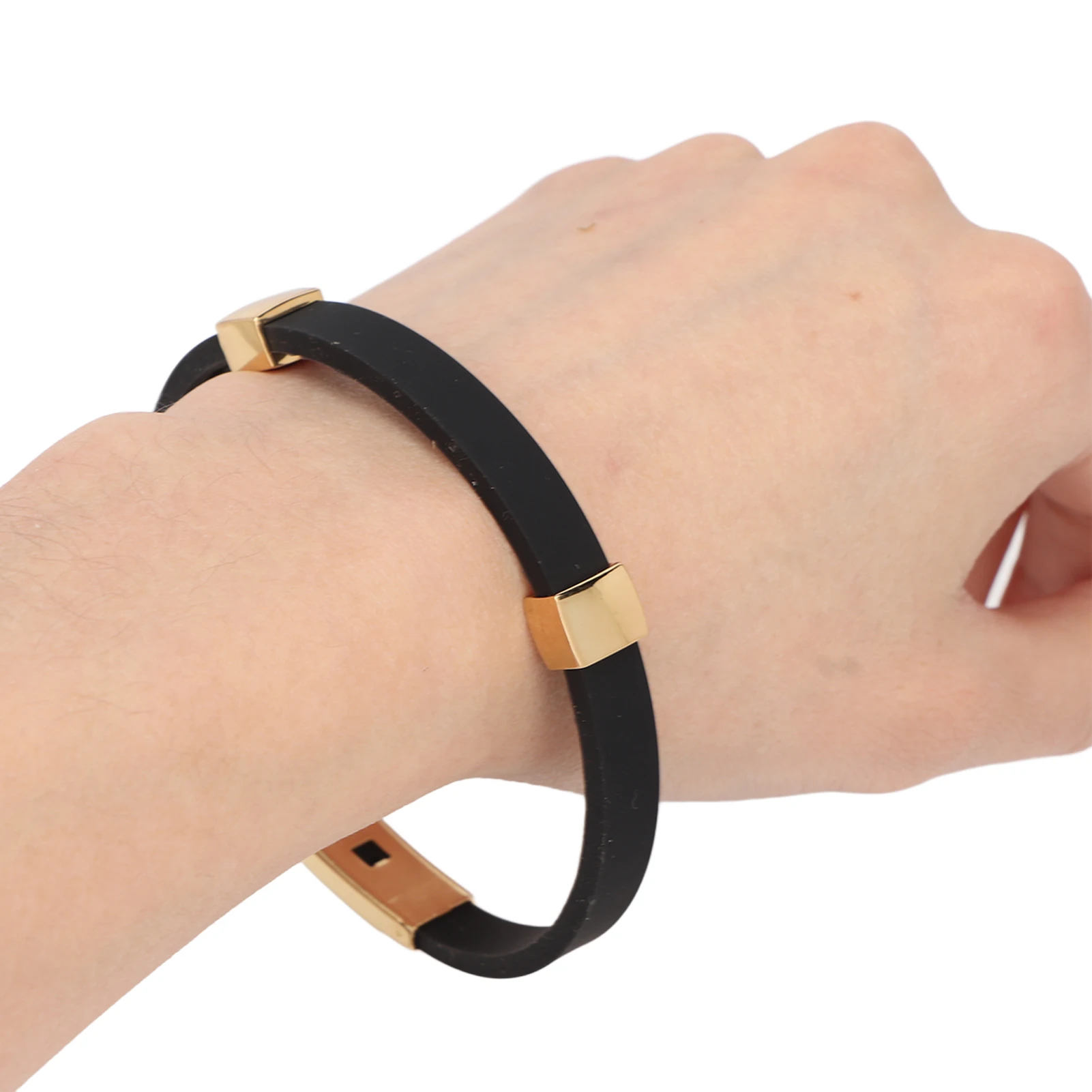 Pulsera de silicona, pulsera electrostática, pulsera de silicona, correas de muñeca de prevención estática, pulsera estática para eliminar el cuerpo