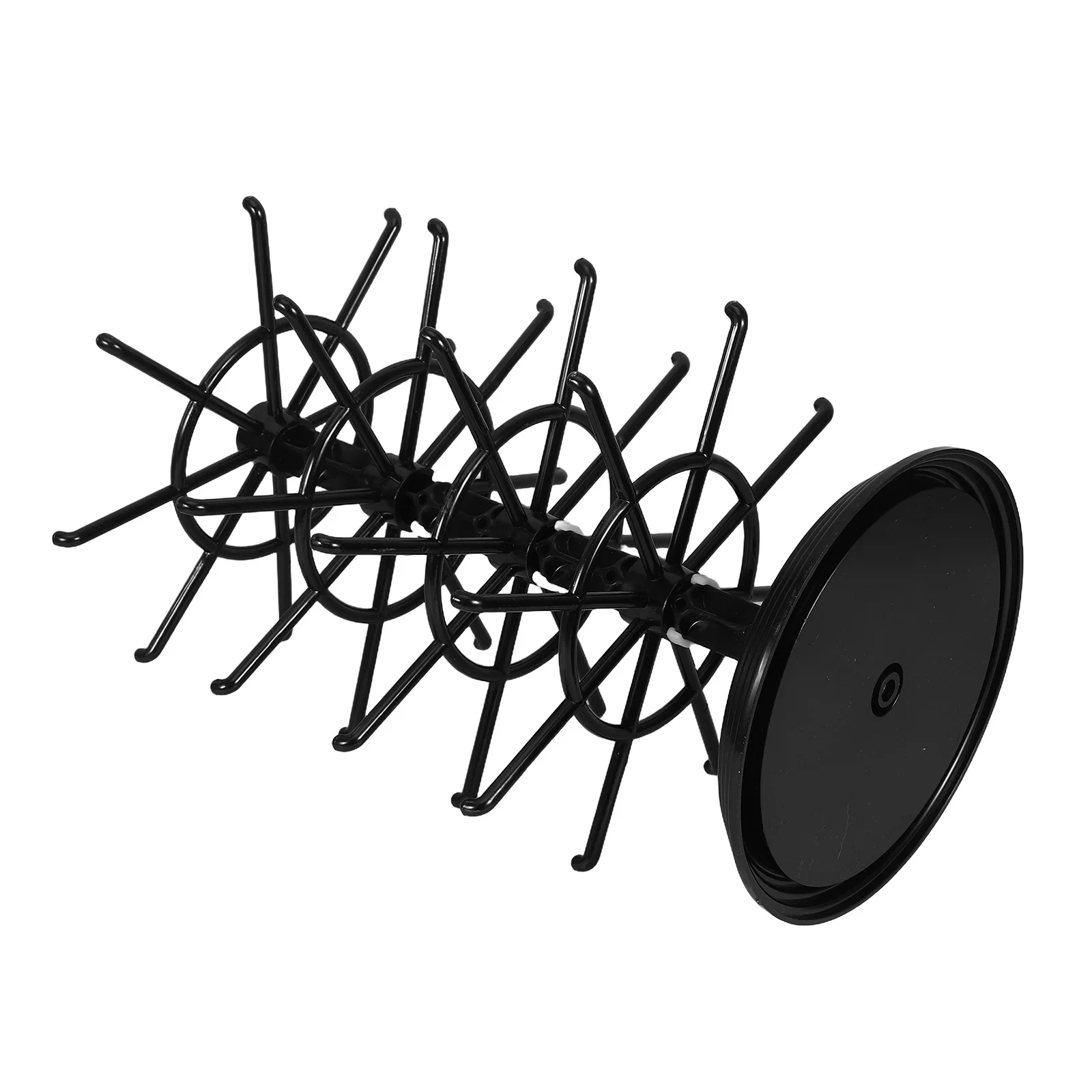 

Rotating Jewelry Organizer Stand Two Tier Earring Necklace Bracelet Storage Rack 360 Degree Turntable Display for Vanity